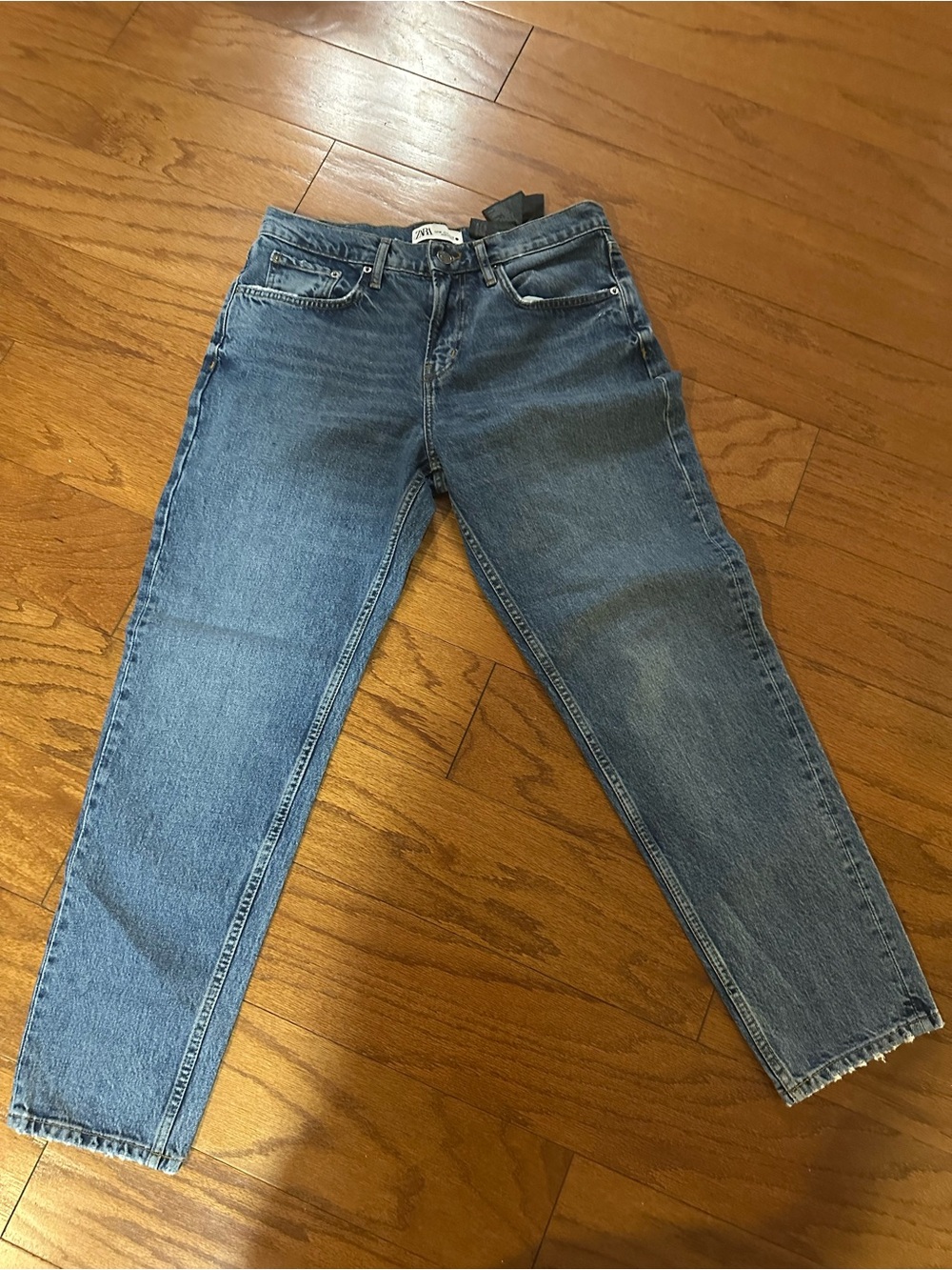 Zara Women's Light Blue Boyfriend Jeans